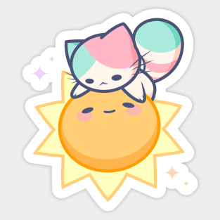 Sunshine Cat Sticker